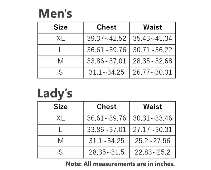 サイズチャート