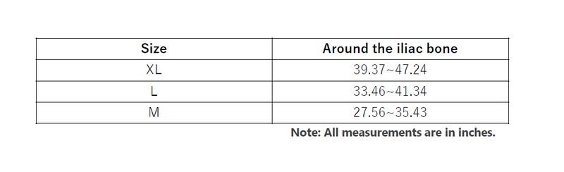 サイズチャート