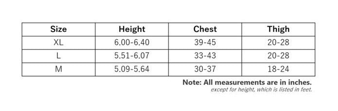 サイズチャート